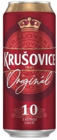 Пиво Крушовице Оригинал 10 светлое пастер. фильтр. ж/б 0,5 л. 4,2%