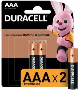 Элементы питания Duracell Basic (AAA-2) BL CN