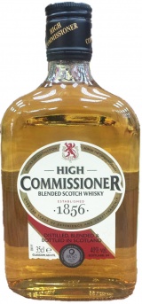 Виски шотландский купажированный "Хай Коммишинер" 0,35 л. 40%