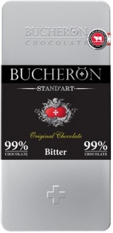 BUCHERON горький шоколад ж/б 100г