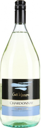 Вино защищенного географического указания белое сухое  IGT Рубиконе "Крете ди Ламоне Шардоне" 1,5 л. 11%