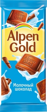 Шоколад Альпен Голд молочный 85 гр.
