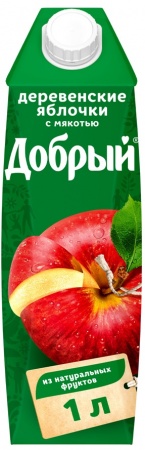 Добрый Нектар "Деревенские яблочки" 1л