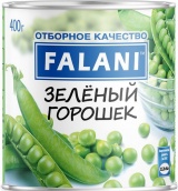 Горошек зеленый "ФАЛАНИ" ж/б 400г