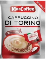 Напиток кофейный растворимый Cappuccino di Torino т.з. "MacCoffee" шоколад 25,5г