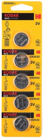 Эл. питания KODAK MAX CR2032-5BL Lithium