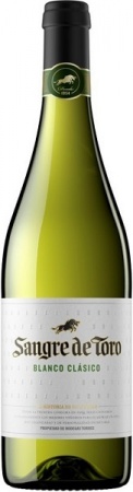 Вино ординарное региона Каталония белое сухое "Сангре де Торо Бланко Классико" 0,75 л. 11,5%