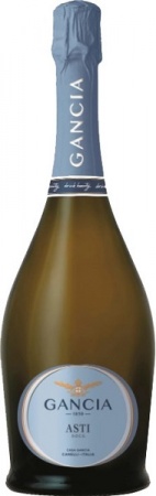 Вино игристое Ганча Асти категории D.O.C.G белое сладкое регион Пьемонт 0,75 л. 7,5%