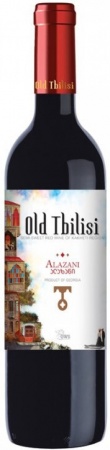 Вино сортовое ординарное Старый Тбилиси Алазани кр. п/сл.  0,75 л. 11,5%