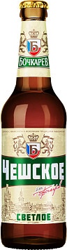 Пивной напиток Чешское от Бочкарев Светлое ст/б 0,45 л. 4,3%