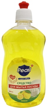 Средство для мытья посуды "Pearl эффект" 500л лимон