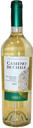 Вино защищенного наименования места происхождения регион Центральная долина Камино де Чили Совиньон Блан бел. сух. категории DO 0,75 л. 13-13,5%