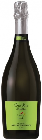 Вино игристое Био Био Бабблс брют белое 0,75 л. 0,6-11%