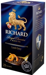 Чай Ричард Лорд Грей (Richard Lord Grey) чёрн.аромат.сашет 25x2г