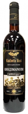 Вино ординарное сортовое регион Кахетия красное полусладкое "Киндзмараули" серии Kakhetis Vazi 0,7 л. 12%