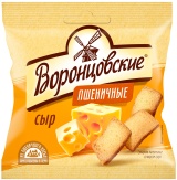 Сухарики "Воронцовские" пшеничные со вкусом сыр 80 гр