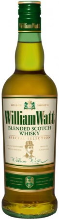 Виски шотландский купажированный Вильям Ватт 0,5 л. 40%