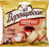 Сухарики "Воронцовские" пшеничные со вкусом БЕЛЫХ ГРИБОВ 80гр
