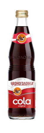 Напиток безалкогольный сильногазированный Кола Черноголовка 0,5 л ст/бут
