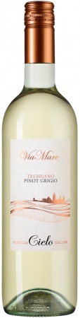 Вино ординарное Треббьяно Пино Гриджо бел. п/сух 0,75 л. 7,5-12%