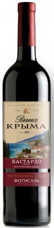 Вино Бастардо Каберне кр. п/сл. коллекция Вина Крыма  0,7 л. 12%