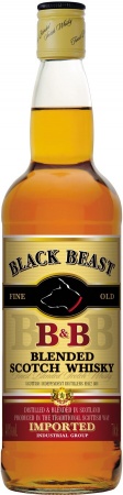 Виски шотландский купажированный БЛЭК БИСТ (BLACK BEAST)  0,7 л. 40%