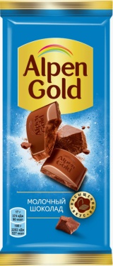 Шоколад Альпен Голд молочный 80г