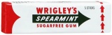 Жевательная резинка"Wrigley s Spearmint" в пластинках 13г