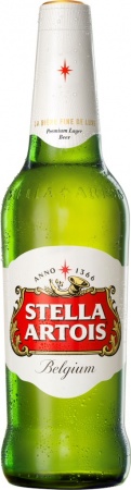 Пиво Стелла Артуа светлое ст/б 0,44 л. 5%