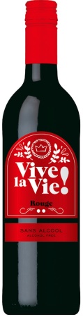 Напиток безалкогольный негазированный Вива ля Ви! Руж (Vive la Vie! Rouge) красный 0,5% 0,75л