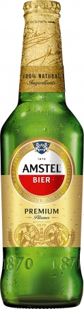 Пиво Амстел Премиум Пилсенер светлое пастер. ст/б 0,45 л. 4,8%