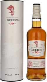 Виски шотландский зерновой "Грейн" 20 лет выдержки в тубе 0,7 л. 40%