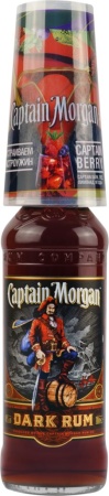 Ром невыдержанный Капитан Морган Темный+ стакан 0,7 л. 40%