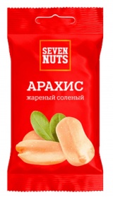 Арахис жареный солёный ТМ Seven Nuts 50гр