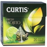 Чай Кертис Фреш мохито (Curtis Fresh Mojito) зелен.аром.пакет пирамид. 20х1.7г
