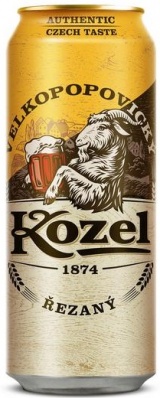 Пиво Велкопоповицкий козел Резаное светлое ж/б  0,45 л. 4,7%