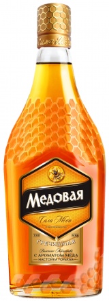Настойка горькая Медовуха Гречишная с ароматом меда 0,5 л. 40%