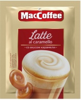 Напиток кофейный растворимый LATTE со вкусом карамели  т.з. "MacCoffee" 22г