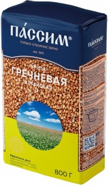 ПАССИМ Гречневая Алтайская Крупа мягкая упаковка 0,8 кг