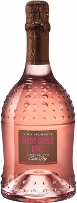 Вино игристое брют розовое Корте дей Рови Пино Гриджо Розе Спуманте Экстра Драй 0,75 л. 11%