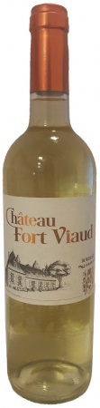Вино защищенного наименования места происхождения Шато Форт Виад бел. сух. категории АОС/АОР региона Бордо  0,75 л. 12%