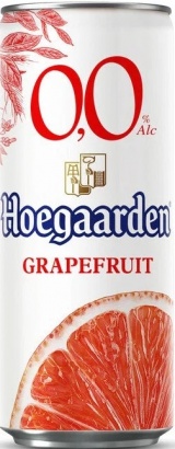 Пивной напиток Хугарден грейпфрут б/а  ж/б 0,33л