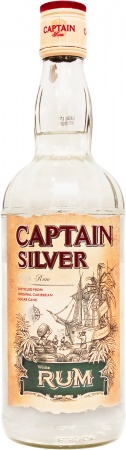 Спиртной напиток "Ром Капитан Сильвер" 0,7 л. 37,5%