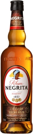 Спиртной напиток Ром Негрита Аньехо Резерв 0,7 л. 37,5%