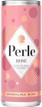 Вино игристое Ла Петит Перле п/сл розовое ж/б 0,25 л. 11,5%