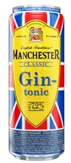 Напиток слабоалкогольный газированный Джин - тоник классический (Gin-tonik classik) ж/б 0,45 л. 7,2%