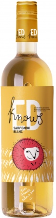 Вино сортовое ординарное Совиньон Блан сухое белое серия ED Knows 0,75 л. 7,5-13%