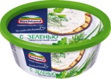 Сыр Хохланд  творожный 140г с зеленью, 60% (ванночка)
