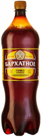 Пиво Бархатное темное фильтр. пастер. пэт. 1,5 л. 4,1%