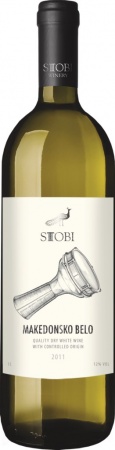 Вино Македонское белое бел. сух. серия Стоби 1 л. 7,5-11%